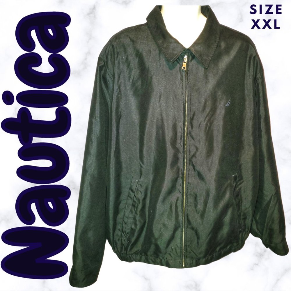 Nautica Men's Navy Blue Jacket Size XXL